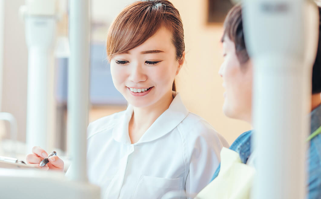 患者様の不安や疑問に対していつでも耳を傾けます